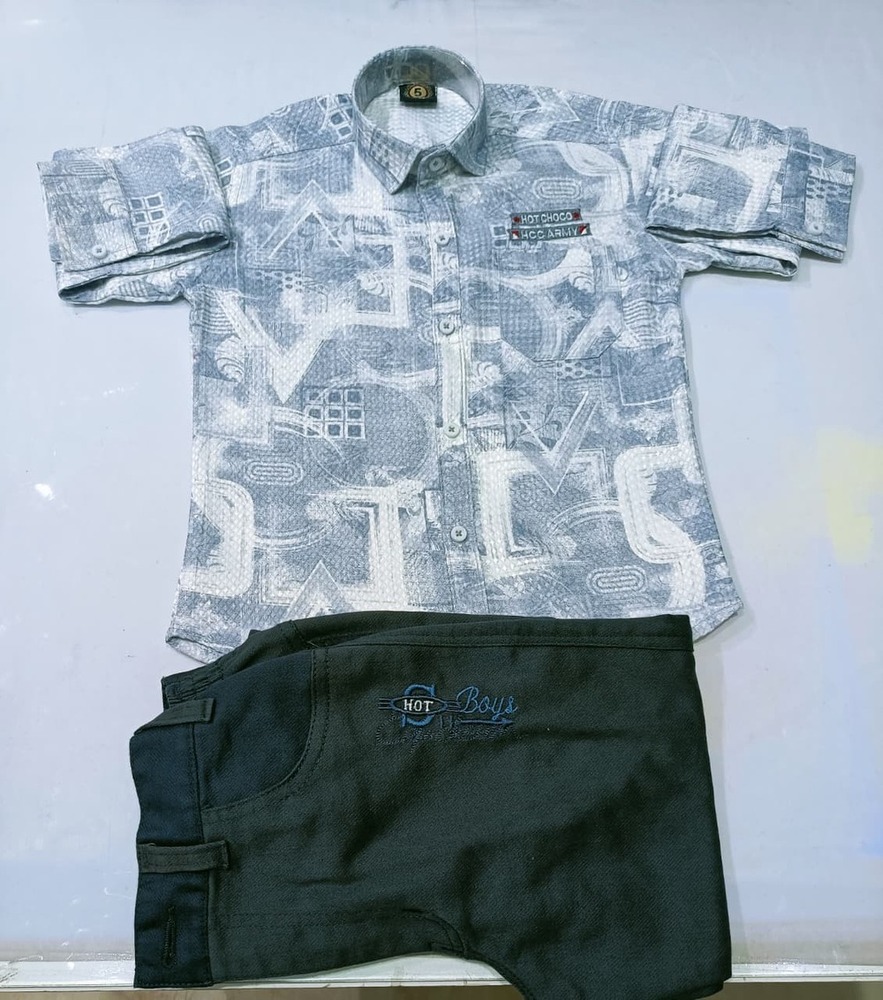 Full Seleves Kids Shirt Pant