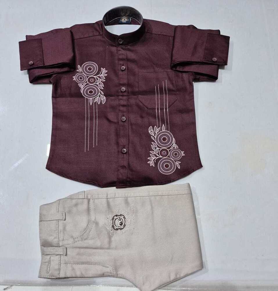 Kids Full Seleves Shirt Pant