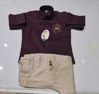 Kids Designer Full Seleves Shirt Pant