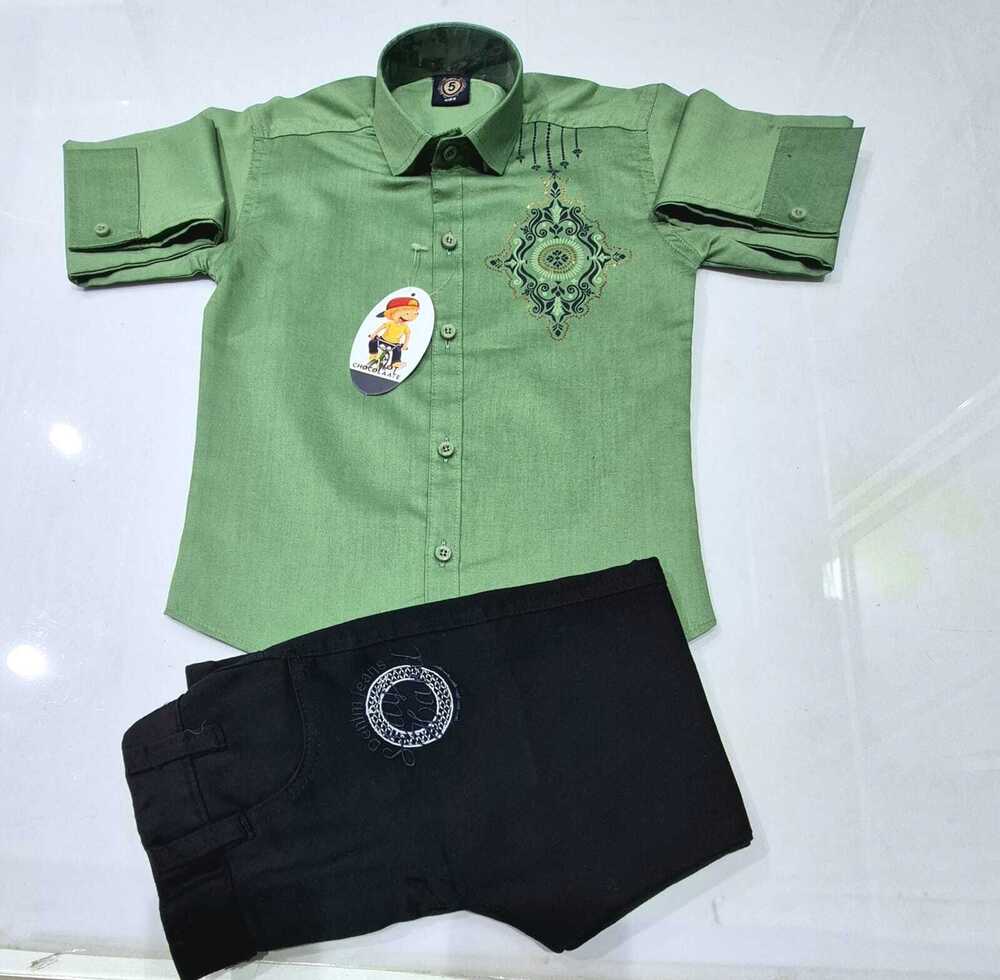 Kids Daily Wear Full Seleves Shirt Pant