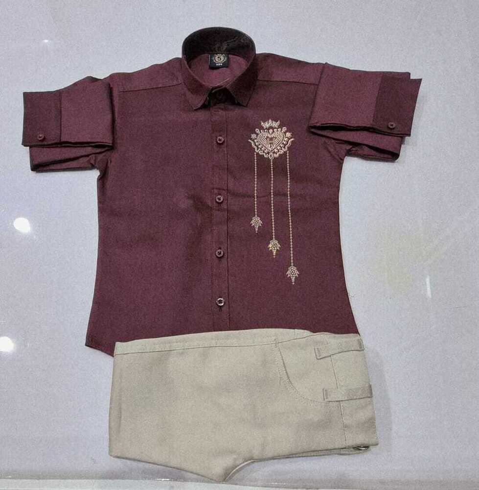 Kids Fashionable Full Seleves Shirt Pant