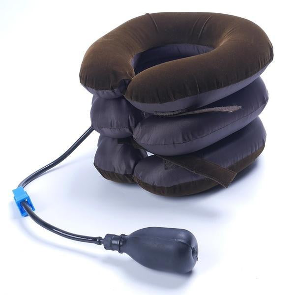 Three Layers Neck Traction Pillow - Color: Mix