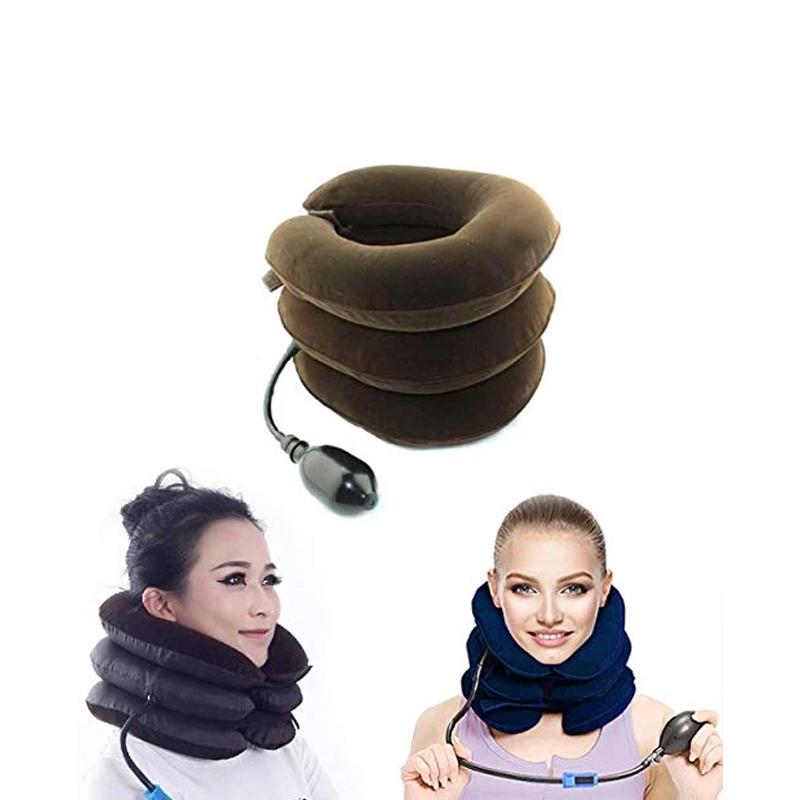 Three Layers Neck Traction Pillow - Color: Mix