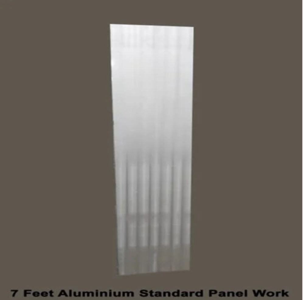 7 Feet Aluminium Standard Panel Work
