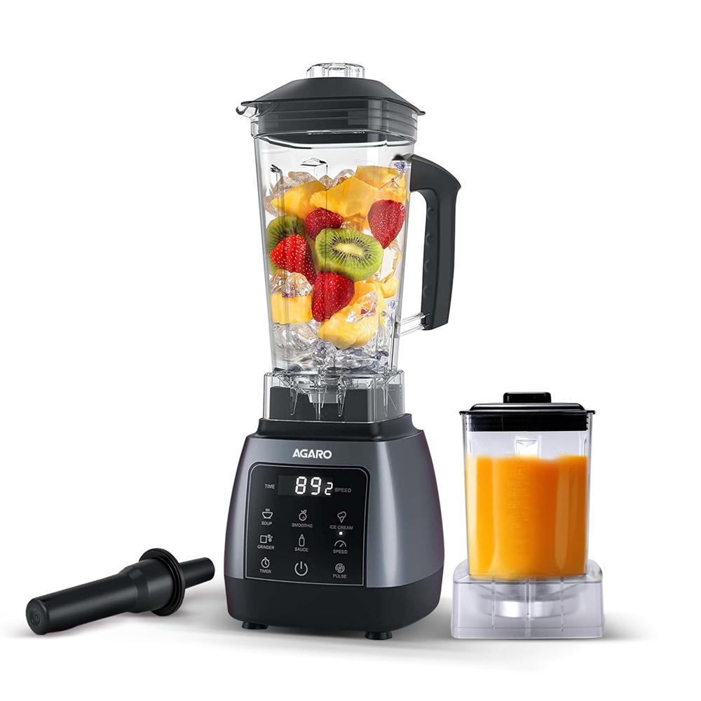 AGARO Royal Professional Blender/Grinder/Mixer, 2000W, 5 Preset Function, Commercial heavy duty blender, High Power & Speed Blender(33817)