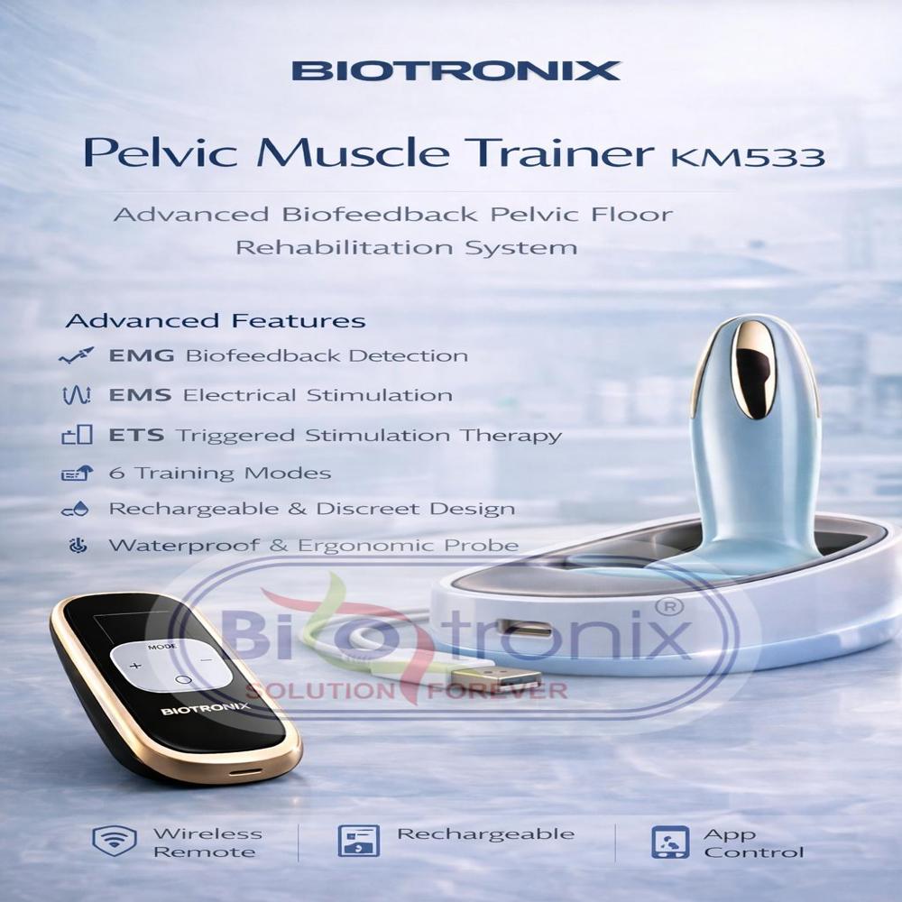 Smart EMG Pelvic Rehabilitation Trainer with Adjustable Therapy Modes