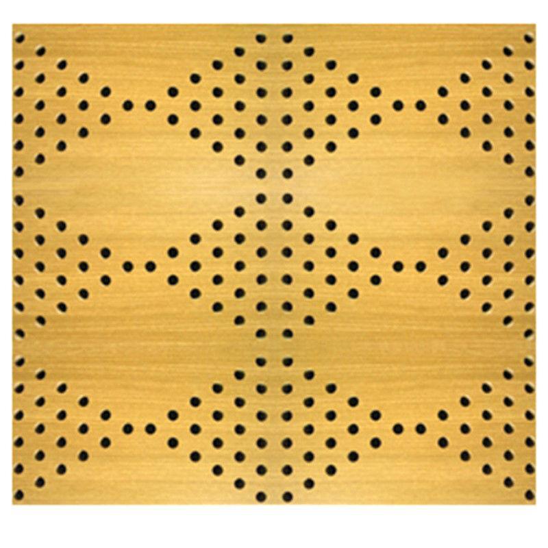 Auditorium Wooden Perforated Acoustic Panel