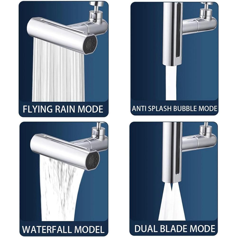 Plastic Universal Shower Head  Adjustable, High Pressure & Water Saving (1 Pc)