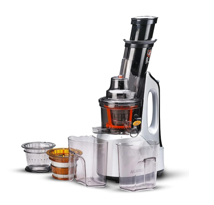 AGARO Imperial Slow Juicer, Professional Cold Press Whole Slow Juicer 240 W Juicer (Imperial Slow Juicer, Professional Cold Press Whole Slow Juicer | 2 Jars (33293)