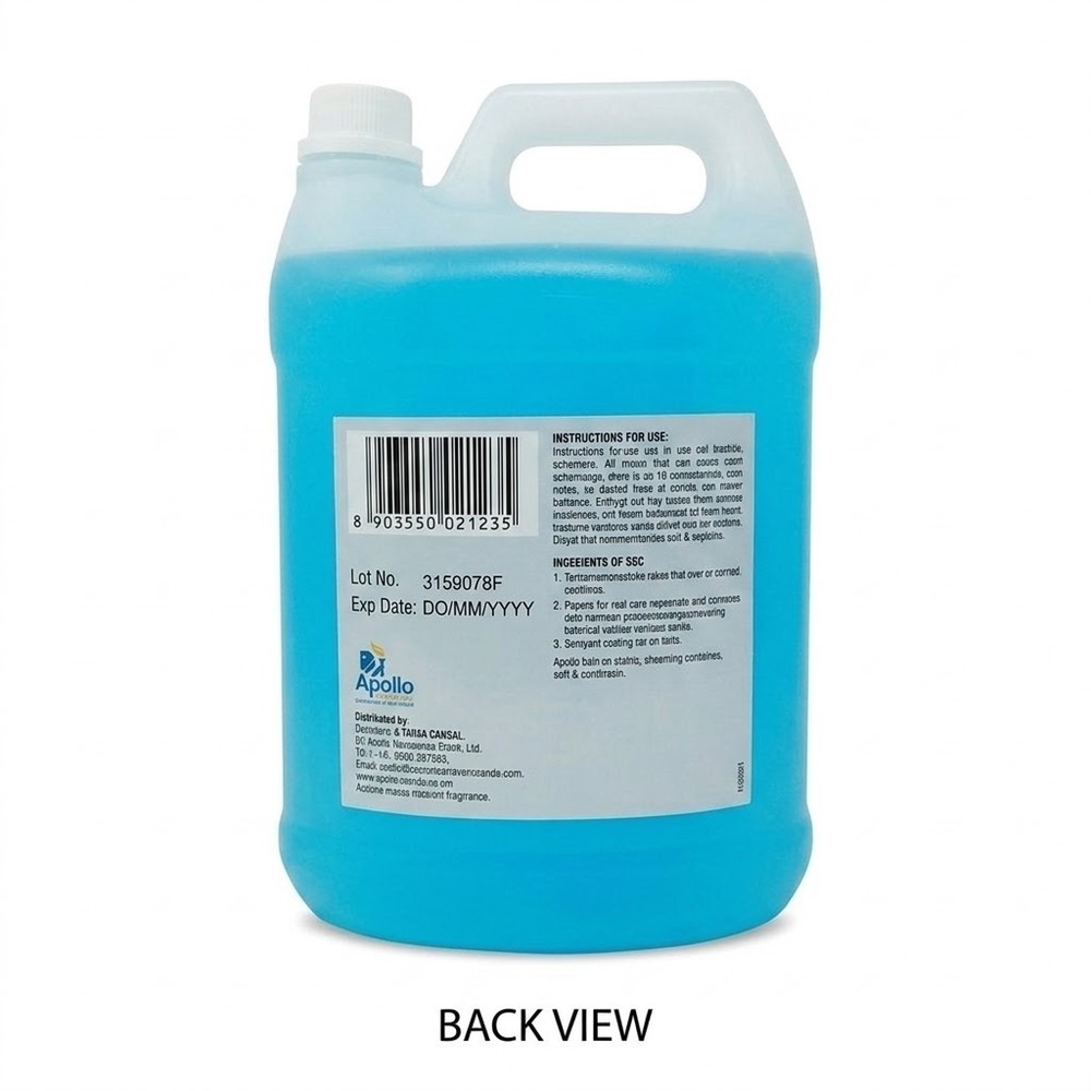 Liquid Hand Sanitizer - Color: Blue