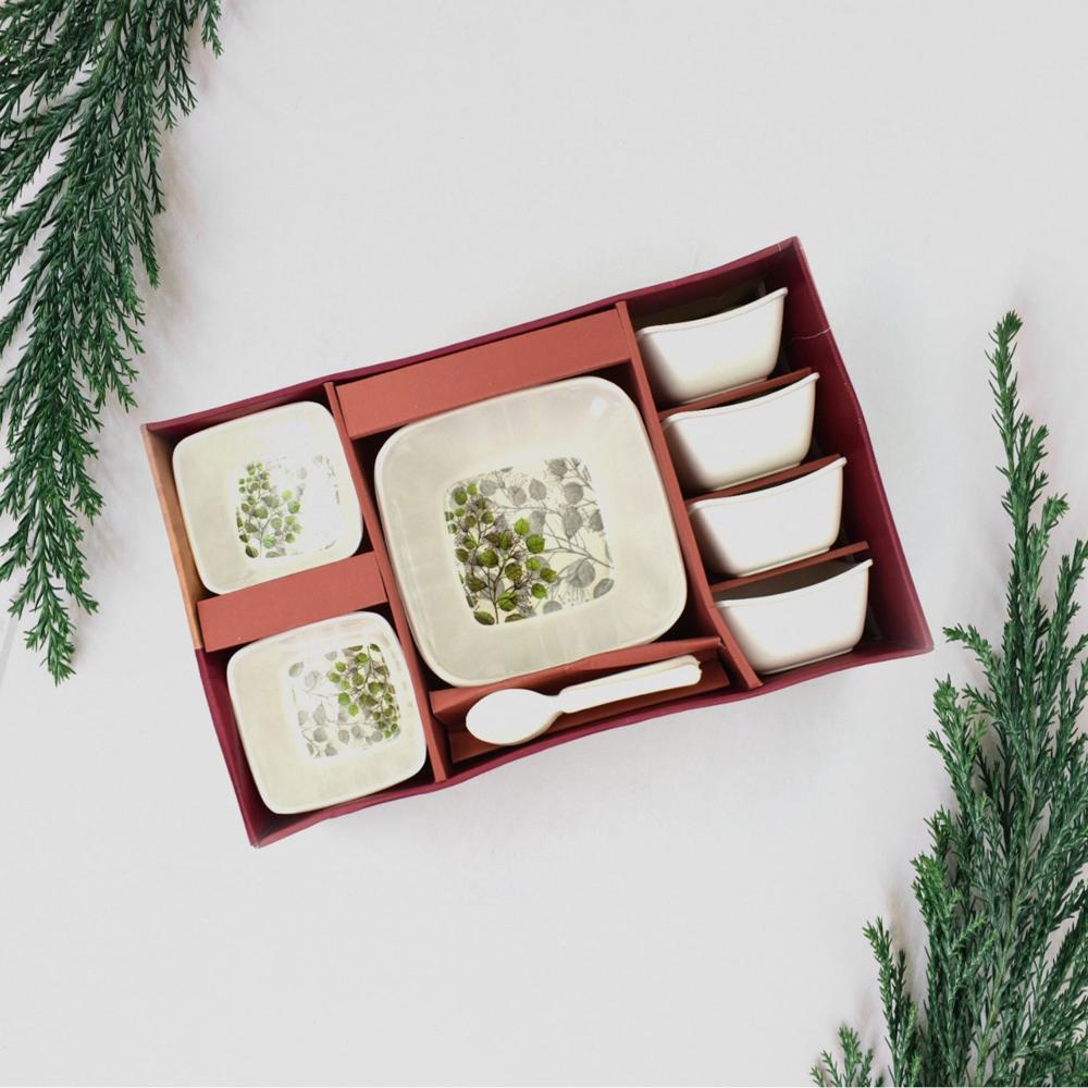 13 Pc Pudding Set Used As A Cutlery Set For Serving Food Purposes - Color: Mix