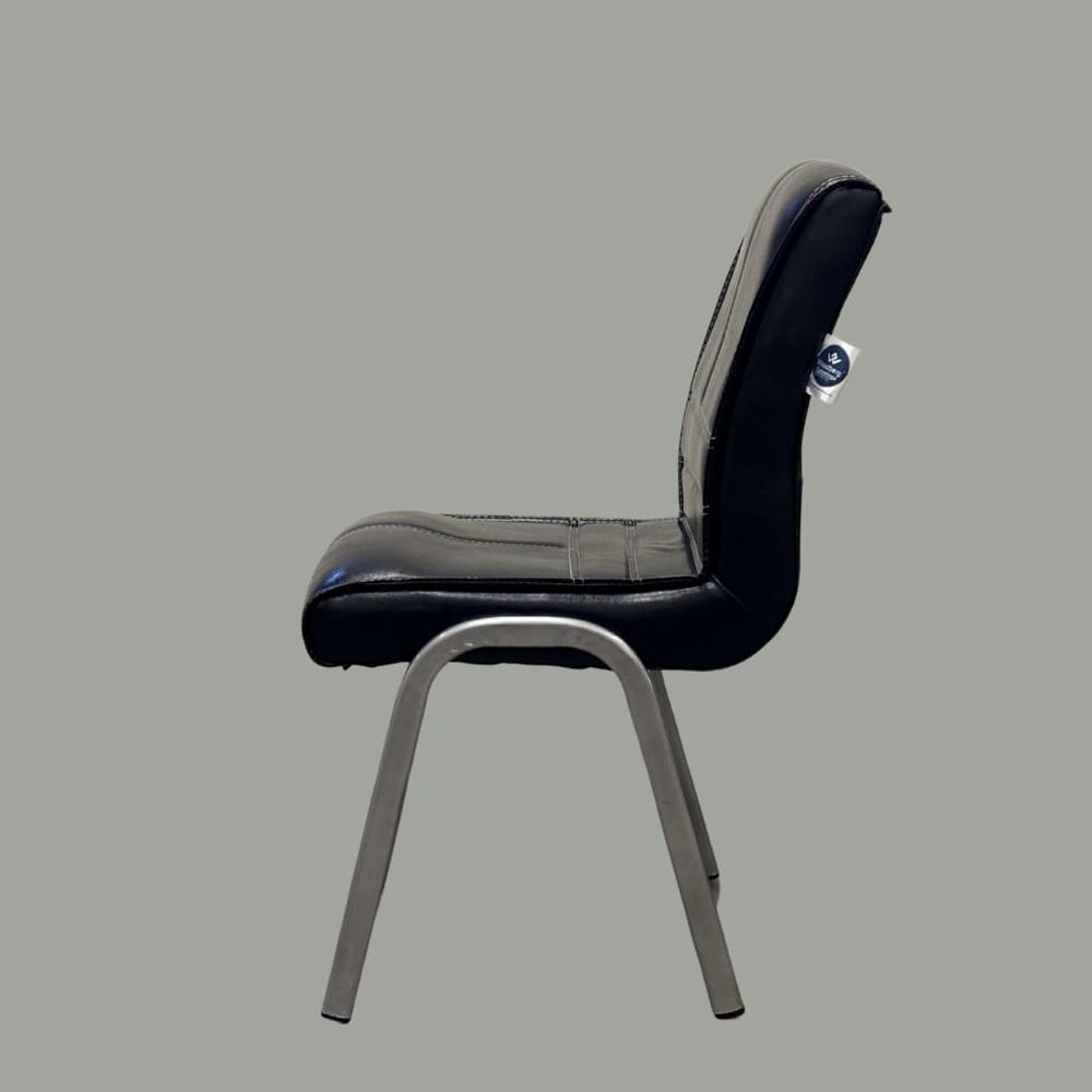 C104 Black Visitor Cafe Chairs