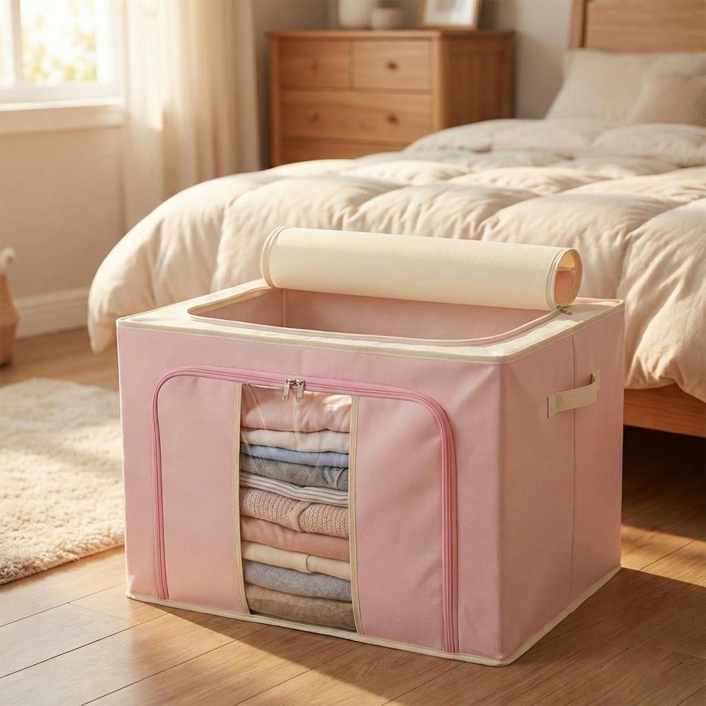 Foldable Fabric Clothes Storage Organizer Box (33  49 CM, 1 Pc)