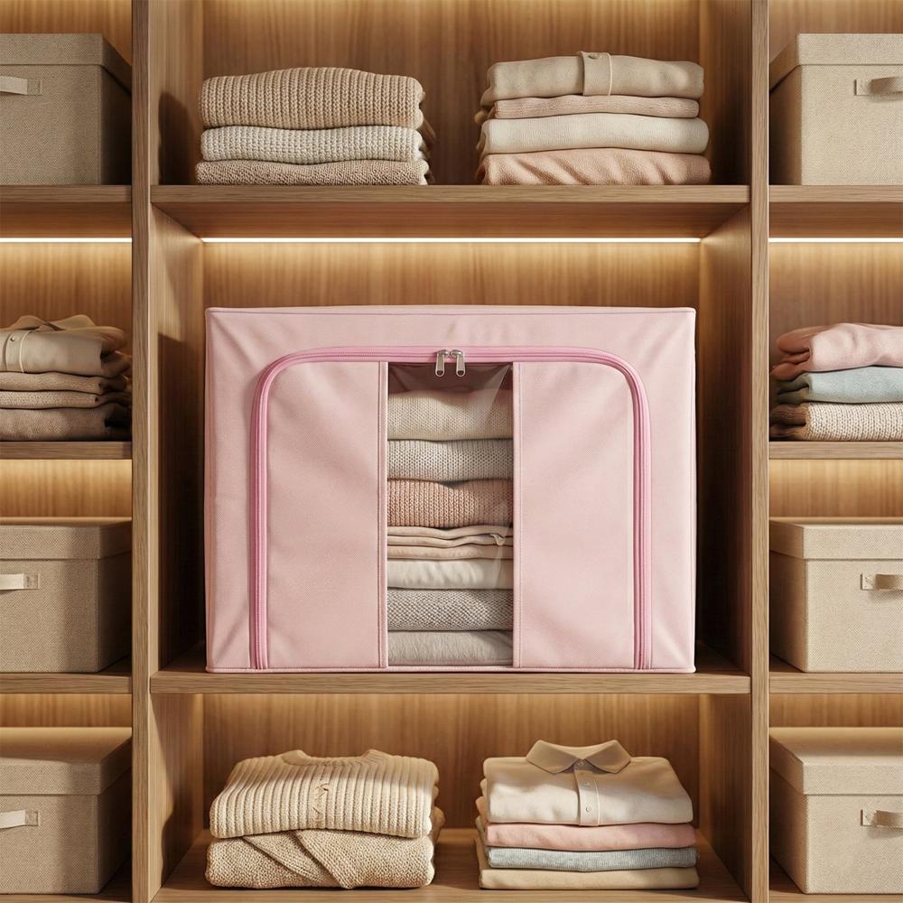 Foldable Fabric Clothes Storage Organizer Box (33  49 CM, 1 Pc)