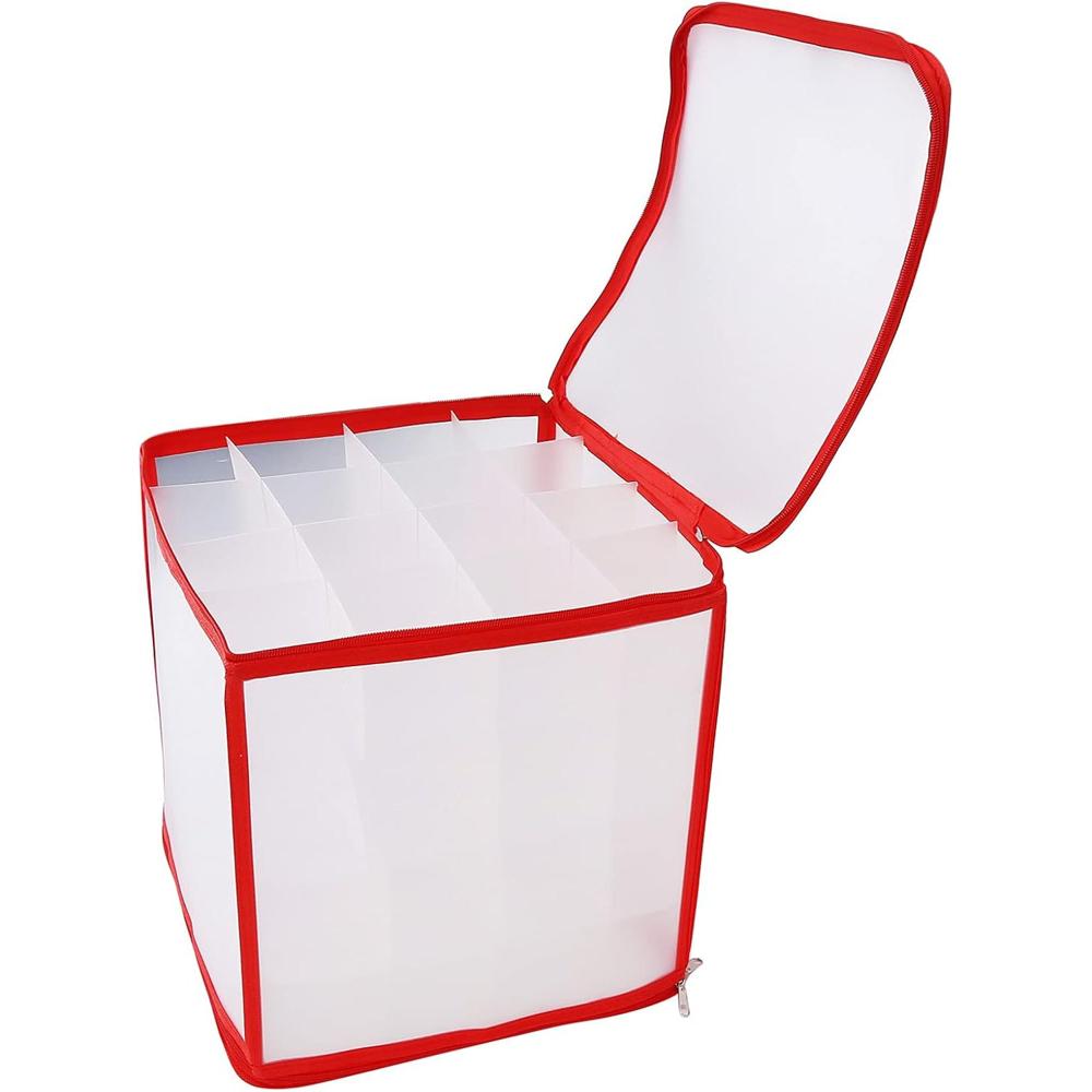 Transparent Zipper Sock Organizer Storage Box (3030 CM)