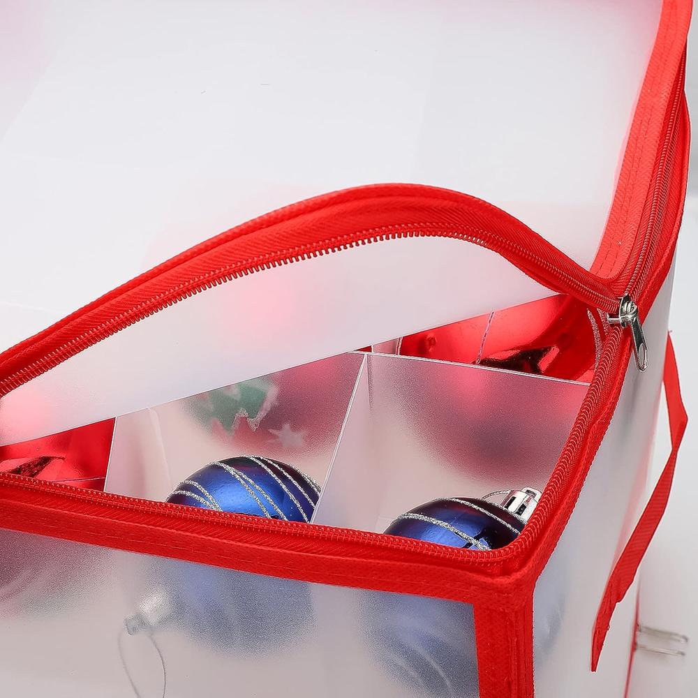 Transparent Zipper Sock Organizer Storage Box (3030 CM)