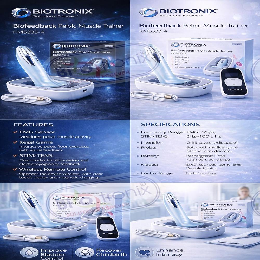 KM-533-4 Smart Pelvic Floor Therapy System for Bladder Rehabilitation