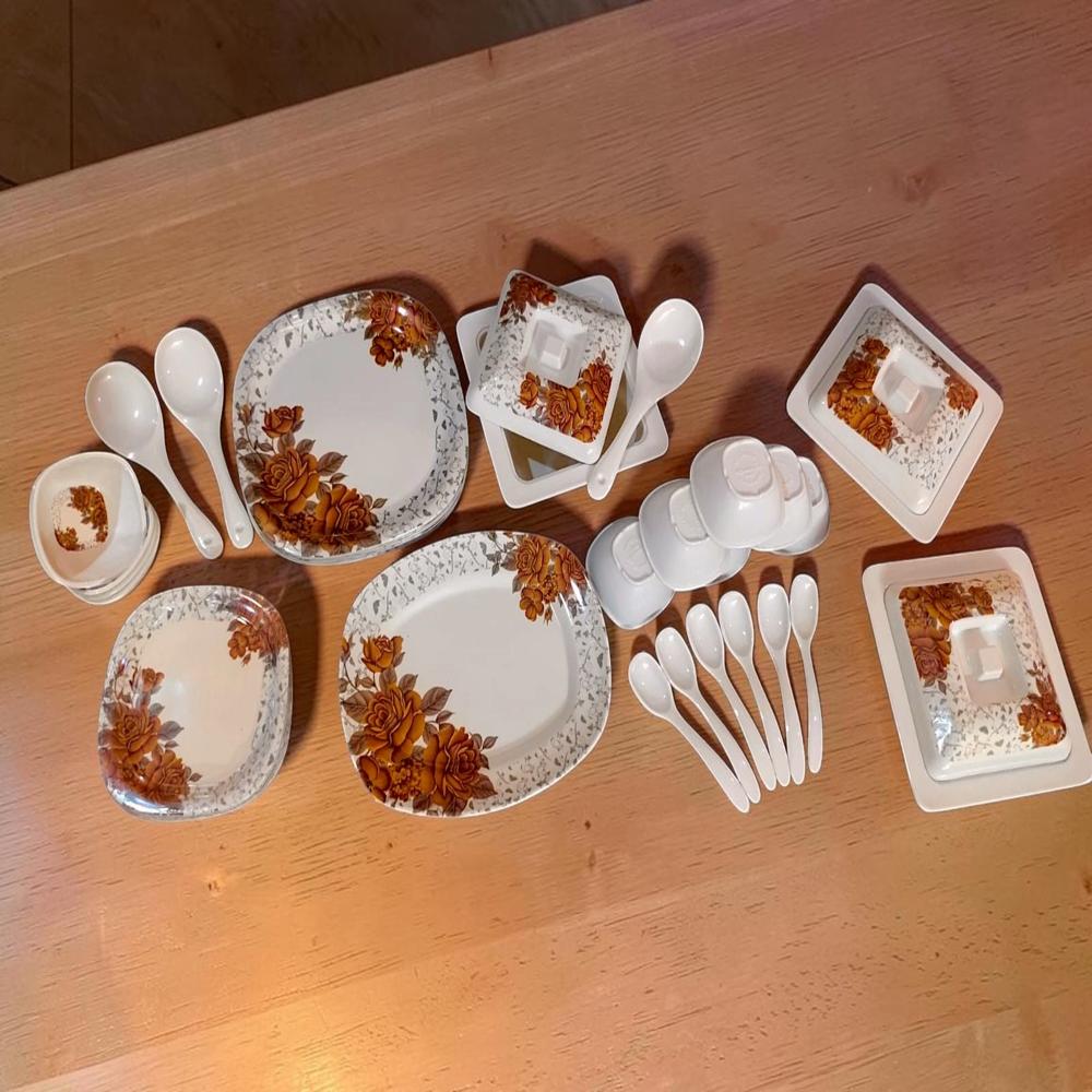 Melamine Dinner Set - Color: Multi