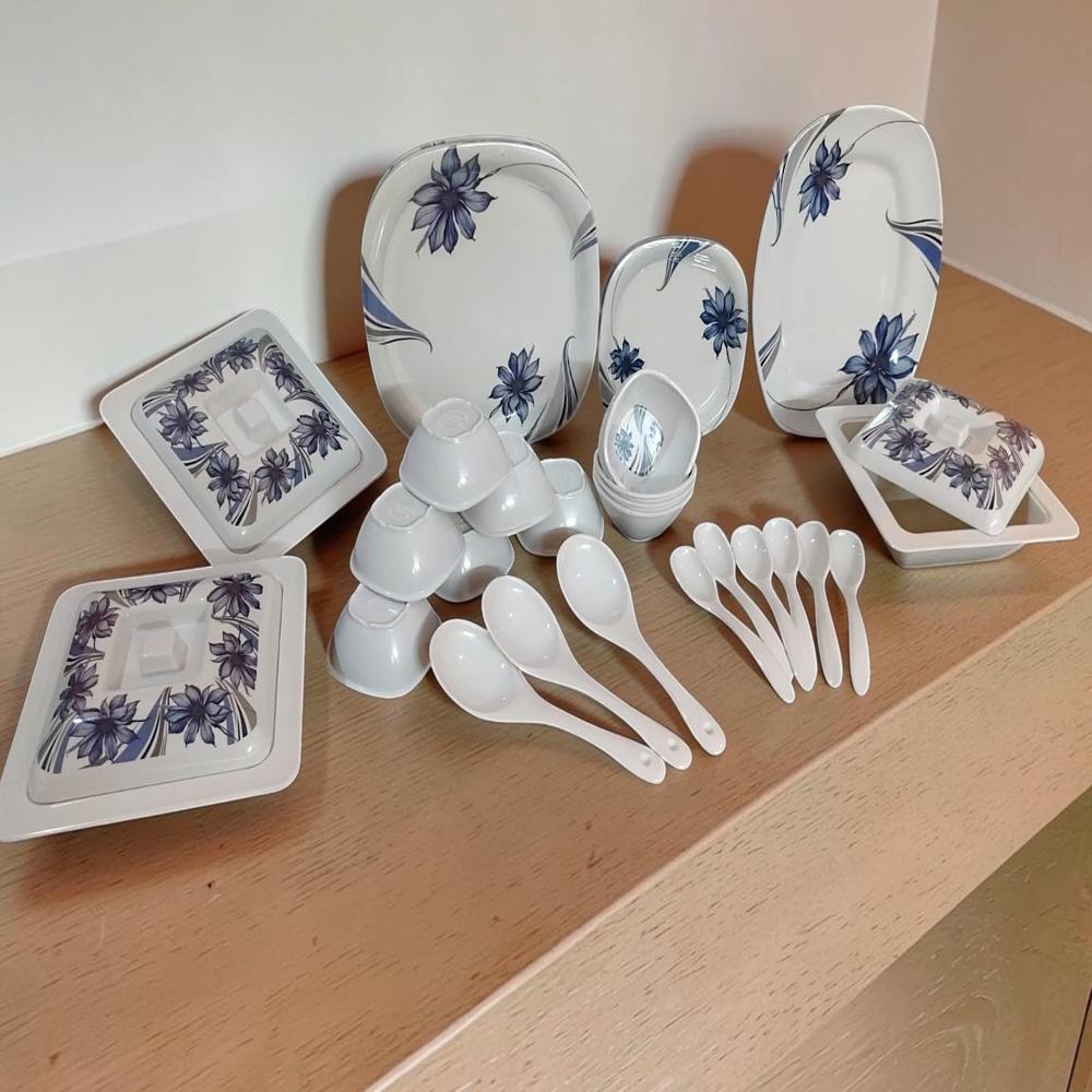Melamine Dinner Set - Color: Multi