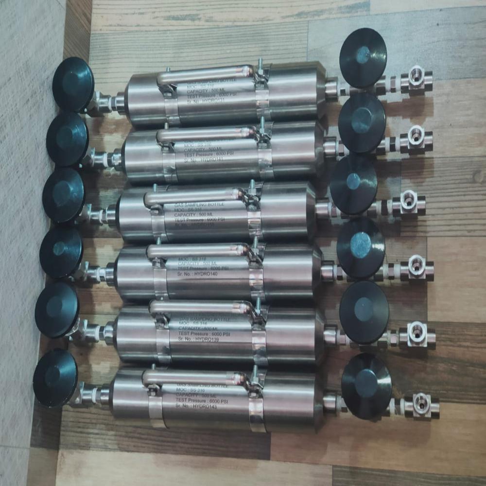 Ss Gas Sampling Cylinder - Capacity: 2 Ltr