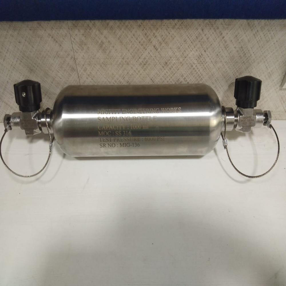 SS Gas Sampling Cylinder