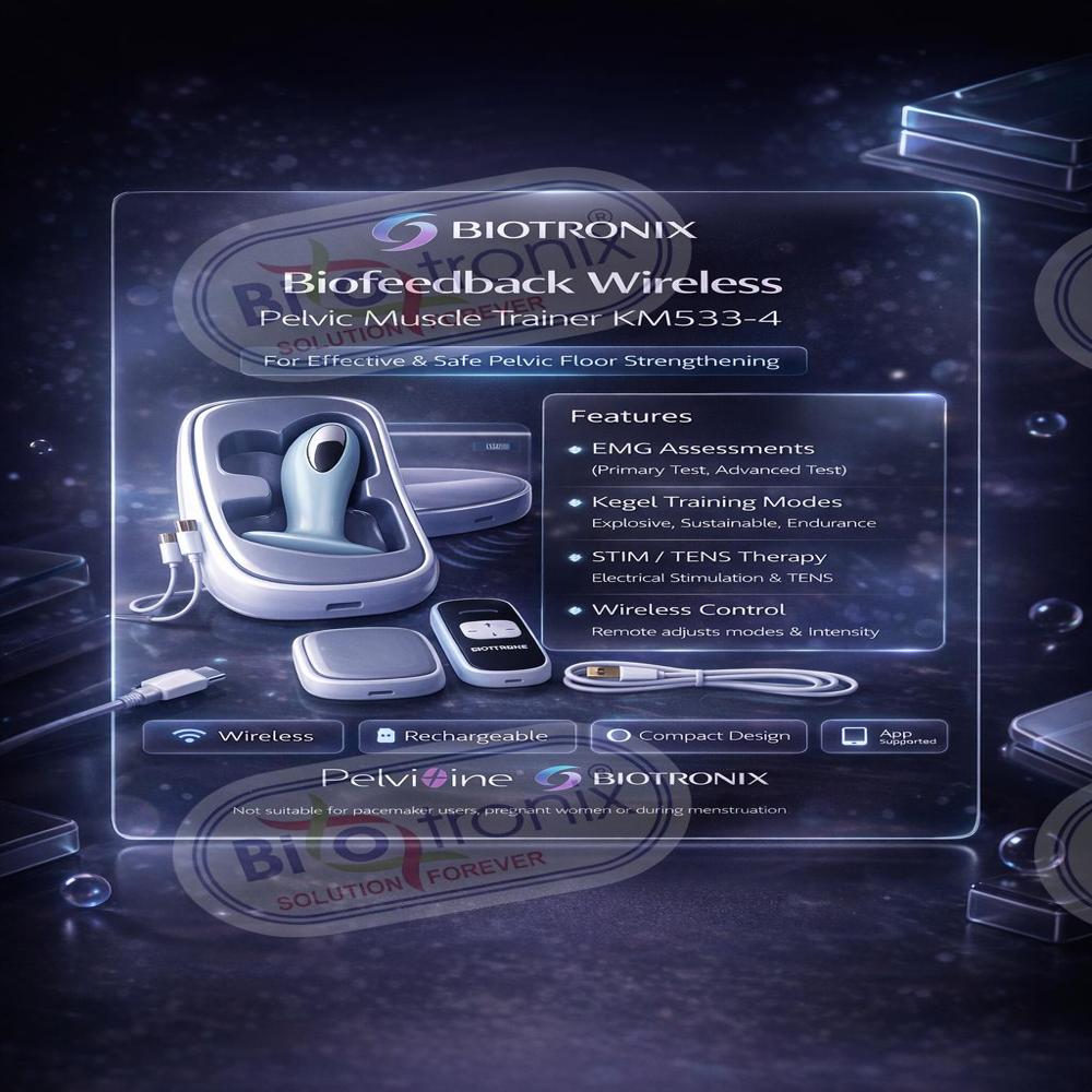 Wireless EMG Pelvic Muscle Recovery Device for Physiotherapy Treatment