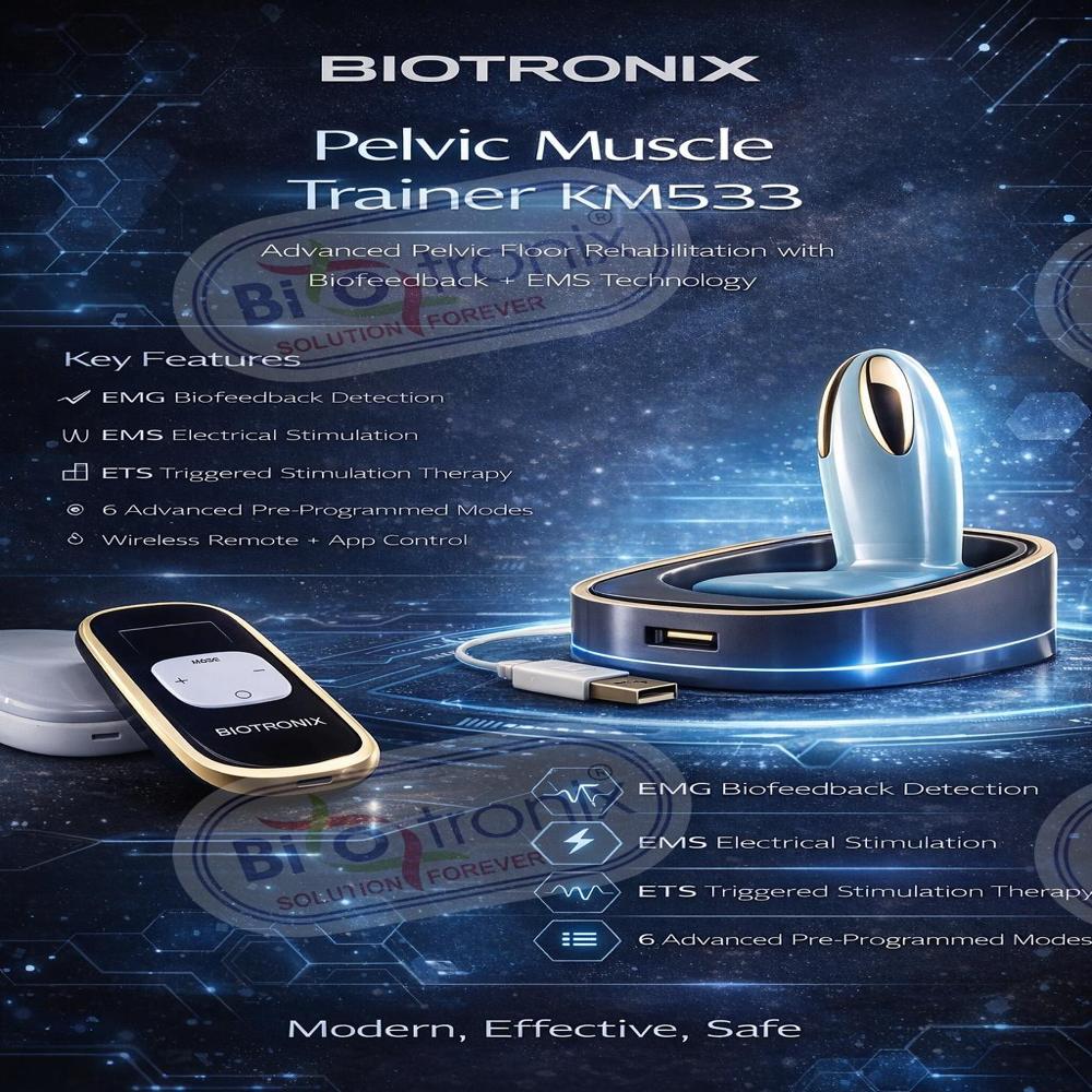 Wireless EMG Pelvic Muscle Recovery Device for Physiotherapy Treatment