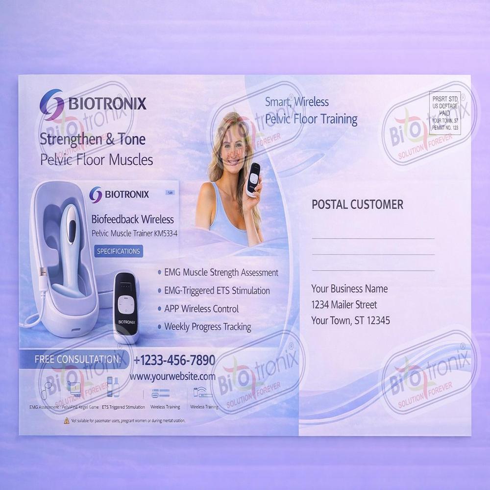 Wireless EMG Pelvic Muscle Recovery Device for Physiotherapy Treatment