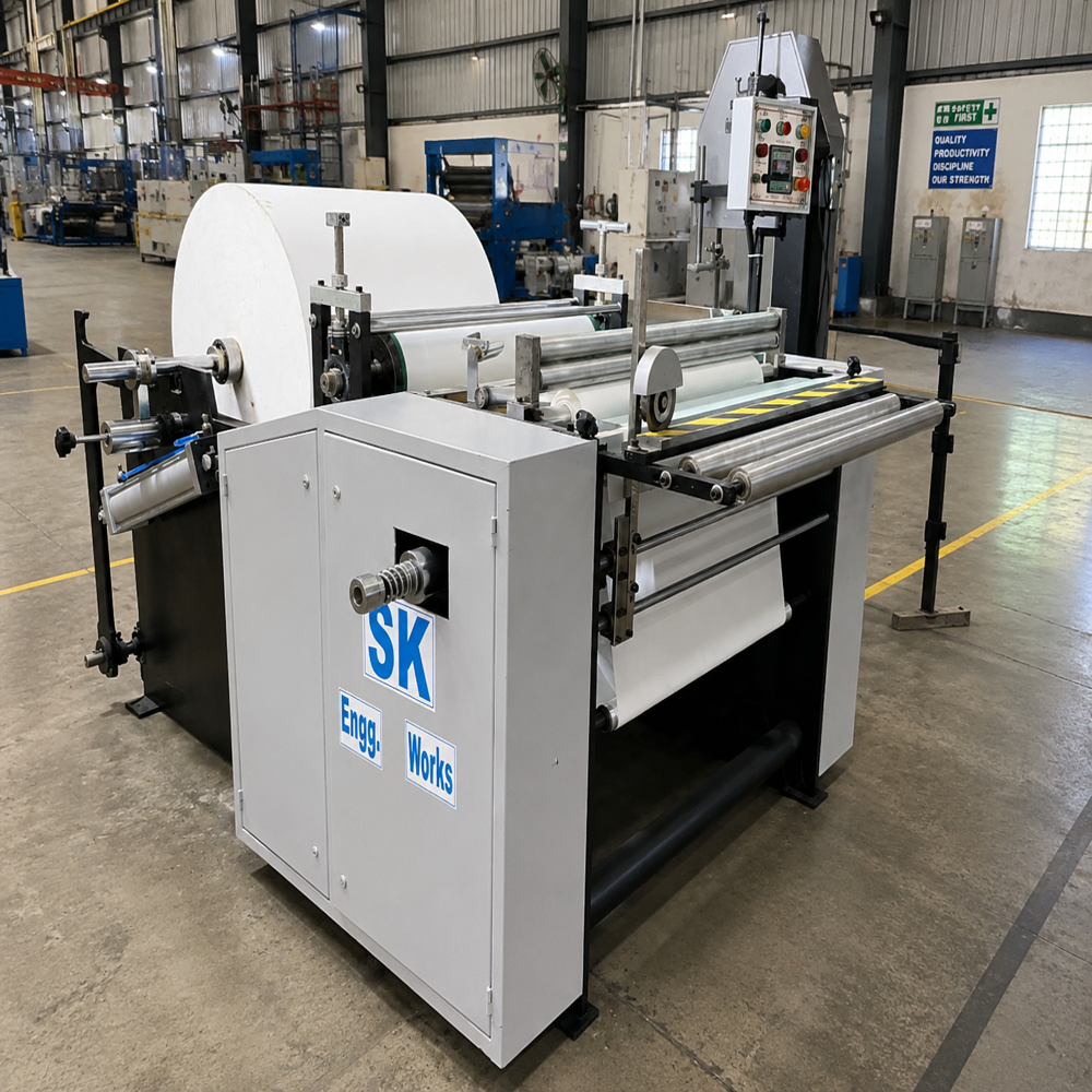 Toilet Roll Rewinding Machine