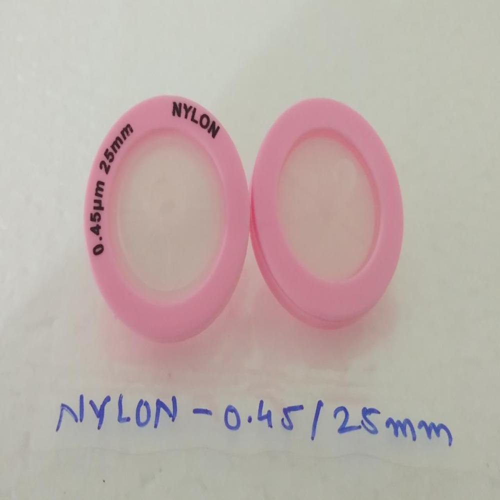 Nylon Syringe Filter - Application: Filtration Of Aqueous And Organic Solutions