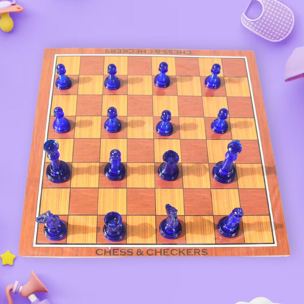 13 in 1 Family Board Game Chess, Space Venture, Steeplechase Set for Kids