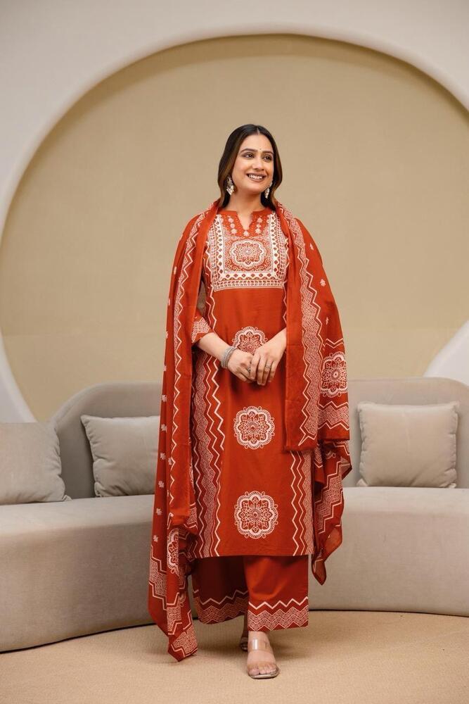 Mandalas Designer 3 Piece Suit Set