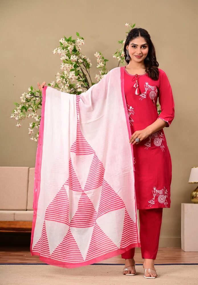Ancient Print Designer 3 Piece Suit Set