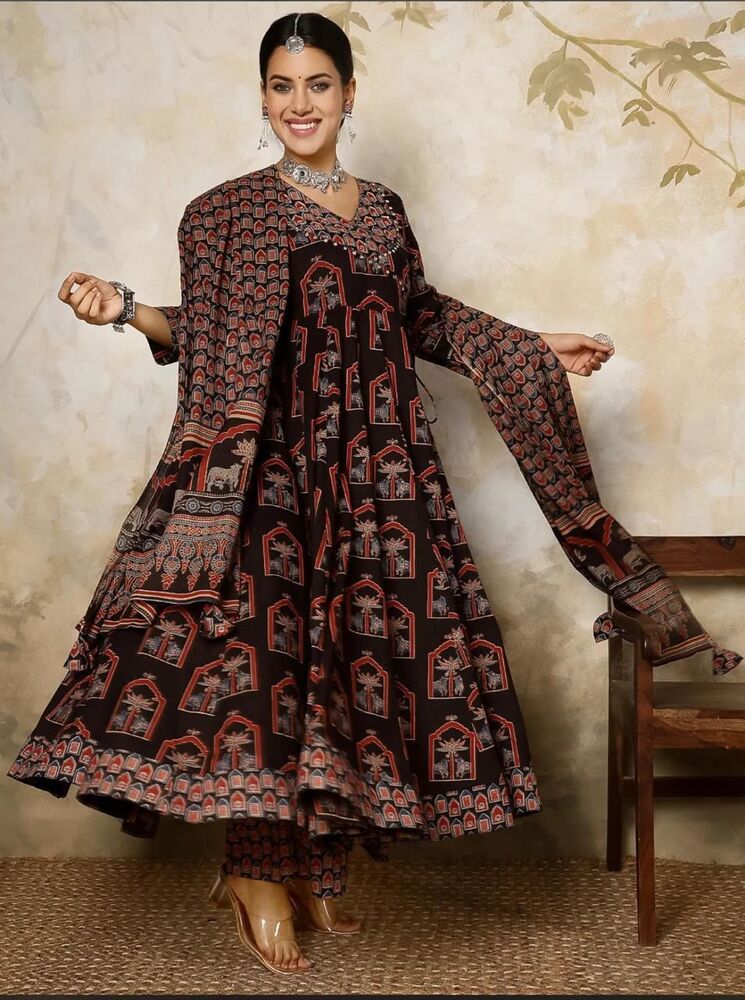 Angrakha Darbar Anarkali Suit