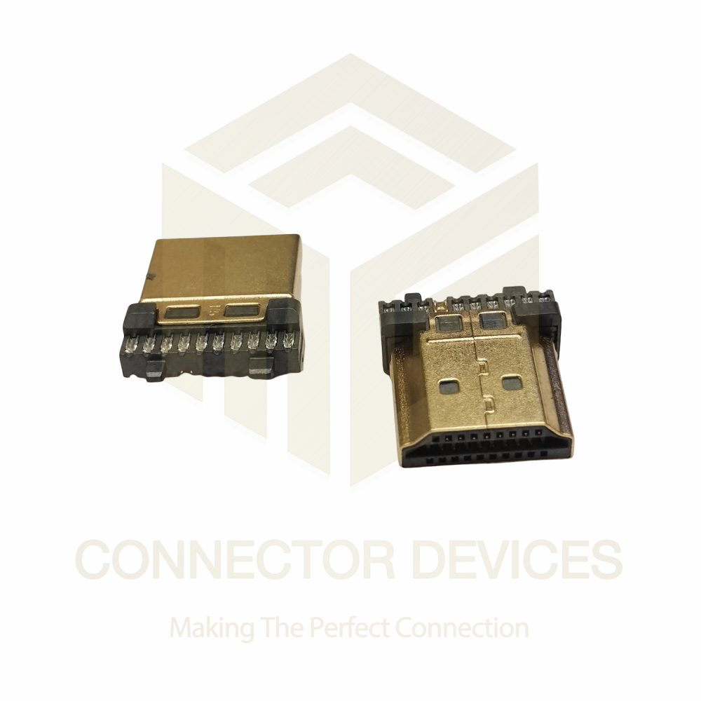 19 Pin HDMI Male Solder Type (HDMI-19P-4145)