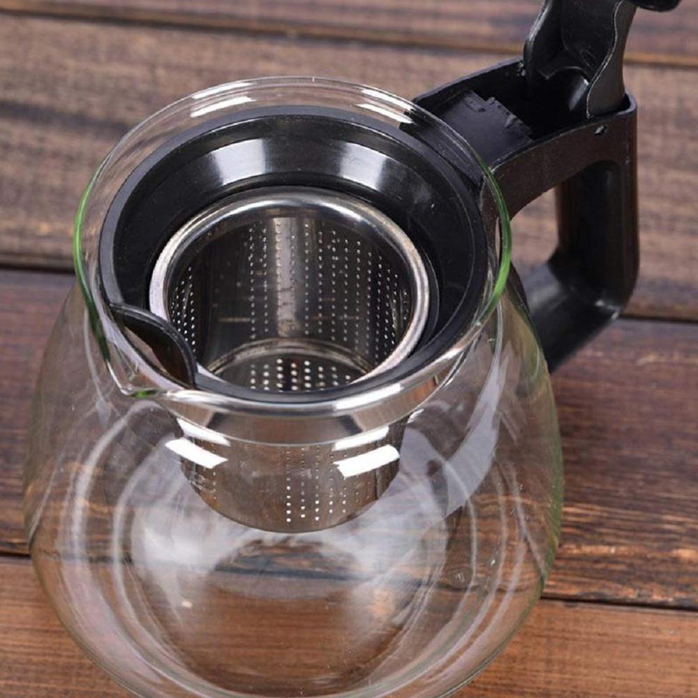 Flame Proof Glass Kettle and Cup Set with Strainer High Quality Set 24 Pc