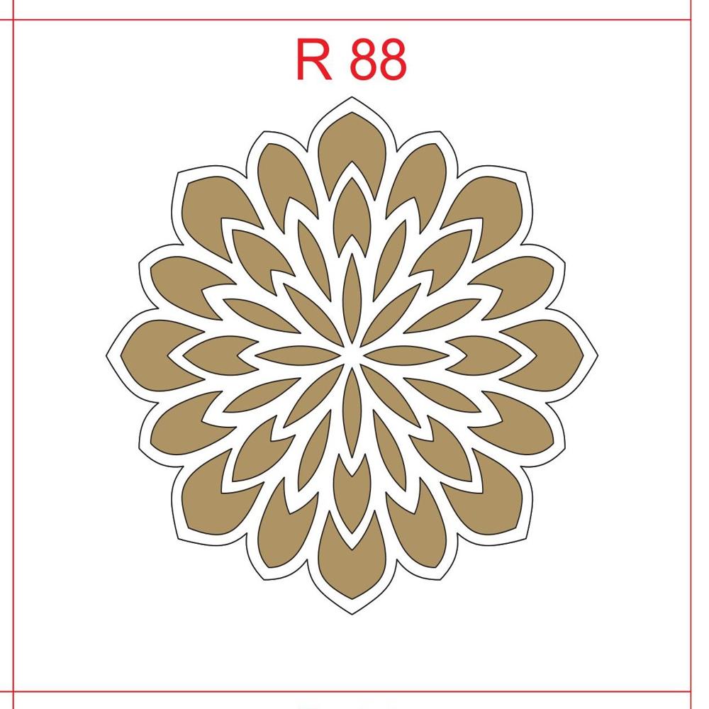 R 43 12 Inch MDF Rangoli