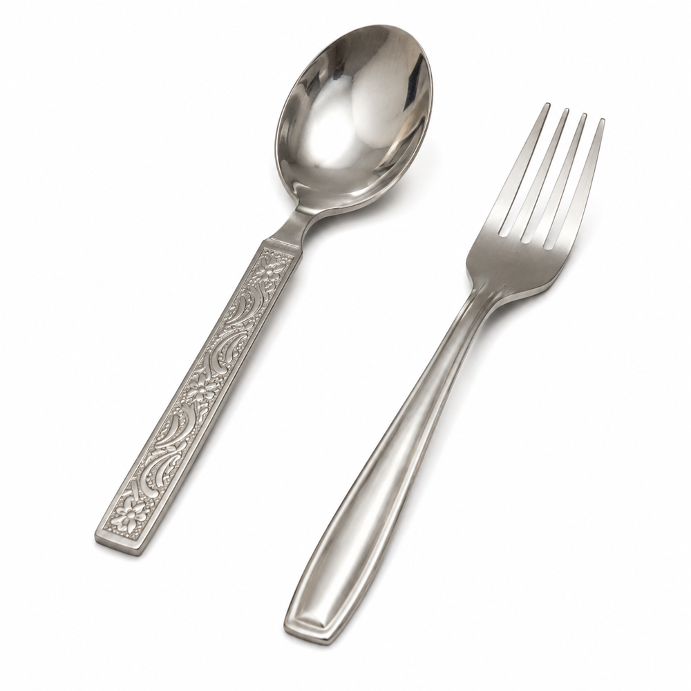 Stainless Steel Spoon Fork