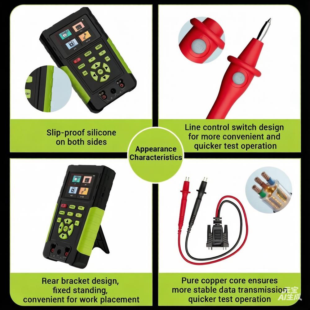 EV001 3-in-1 NEV Insulation Tester Internal Resistance Voltage Resistance HD Color Screen
