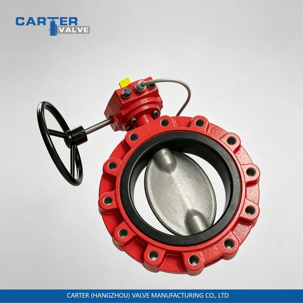 DIN Butterfly Valve / German Standard Butterfly Valve, Cast Iron, Flanged, Manual Handwheel, Soft Seated Structure, Water/Oil/Gas, DIN EN 593 Standard