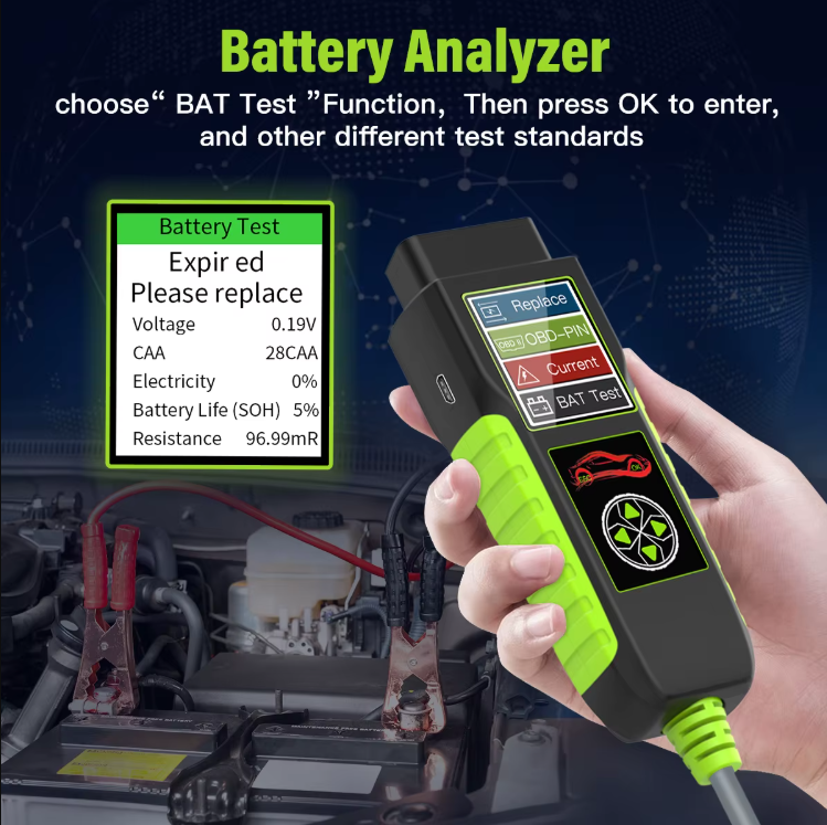 BT400 4-in-1 Automotive Power Tool Battery Replace Memory Saver OBD PIN Breakout Leakage