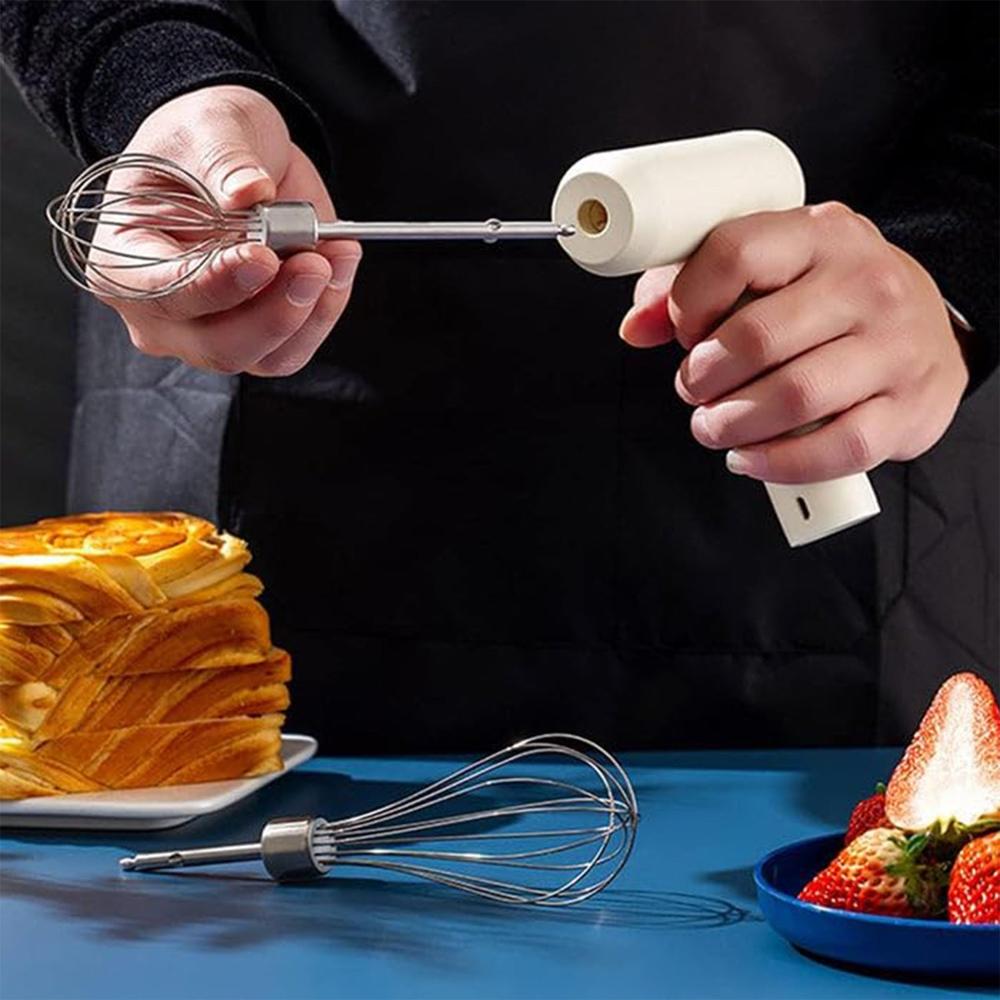 Cordless Electric Whisk & Egg Beater - (1 Pc) - Color: Mix