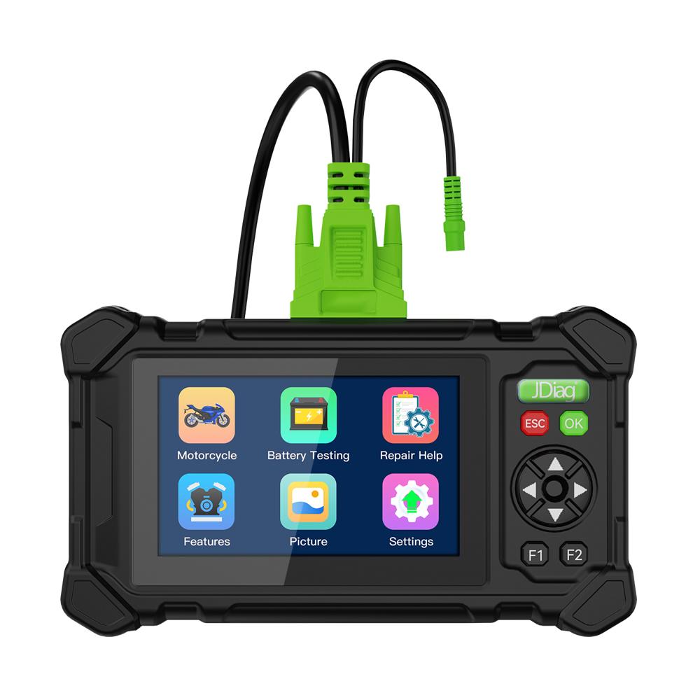M208 Motorcycle Diagnostic Scanner, Full System Obd-ii, 14+ Brands, Color Screen, Easy Use
