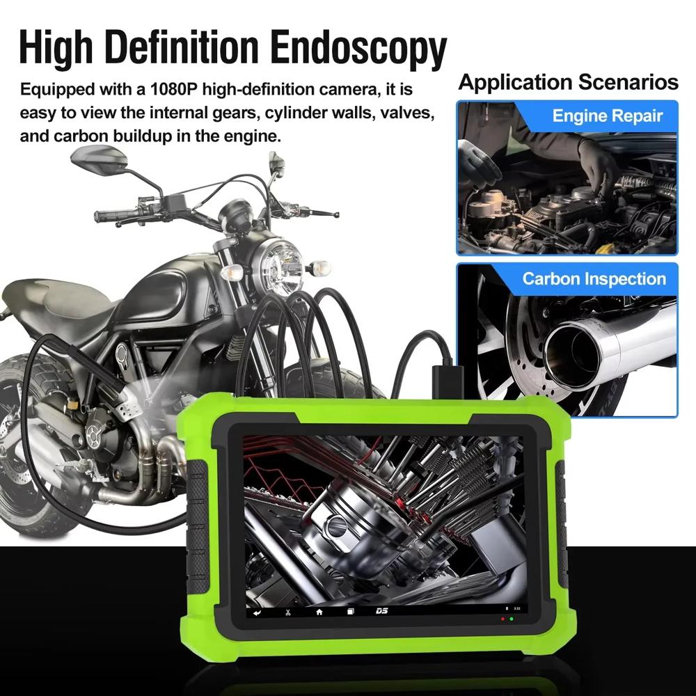 M400 Professional Motorcycle Diagnostic Scanner, Full System, 40+ Brands, Android, WiFi