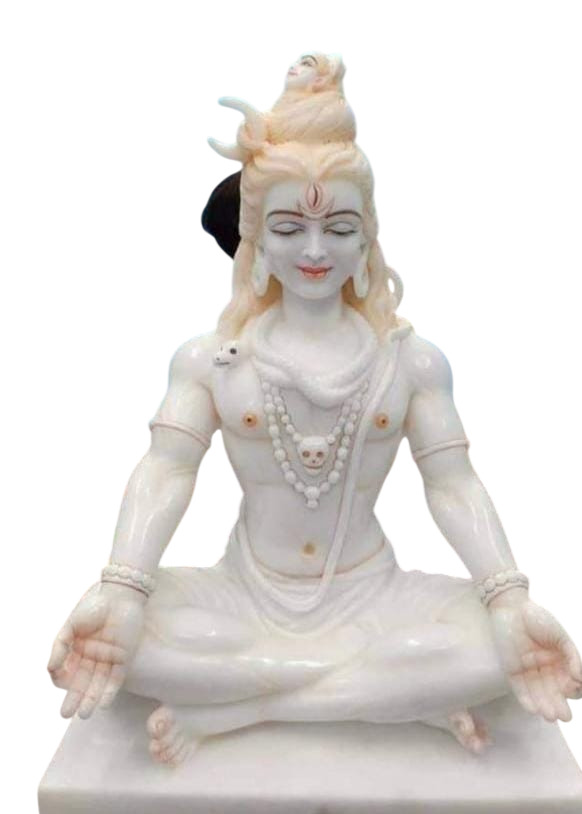 Mahadev Ji Marble Statue