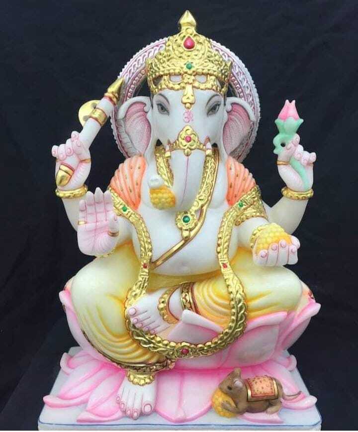 Pure Marble Ganesh Ji Statue