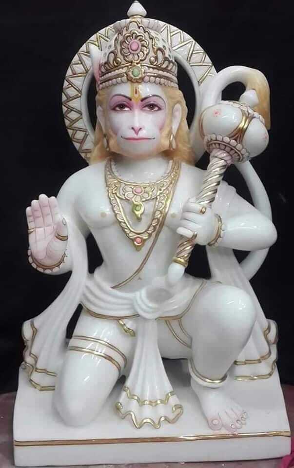 Hanuman Ji Marble Statue