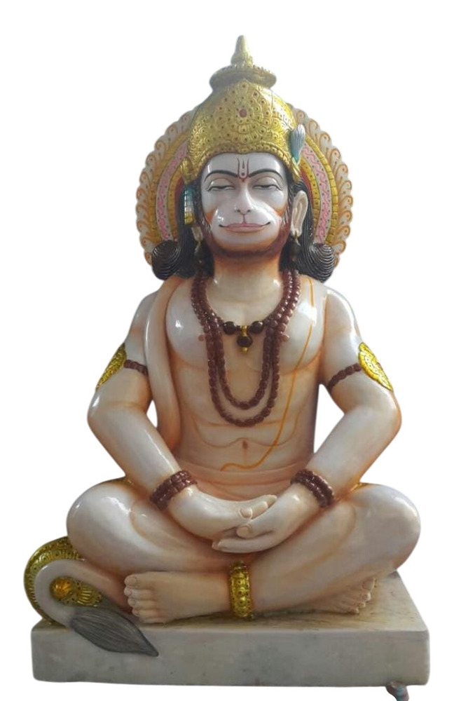 Hanuman Ji Marble Statue