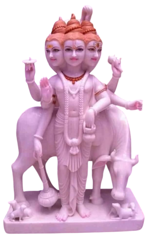 Dattatreya Marble Statue
