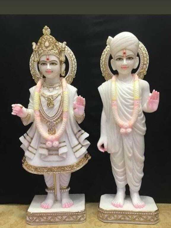 Vitthal Jodi Marble Statue